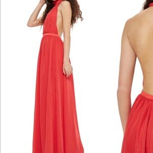 Top shop coral Taylor dress